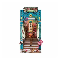 Rootime Rolife Street Scene DIY Book Nook Shelf Insert