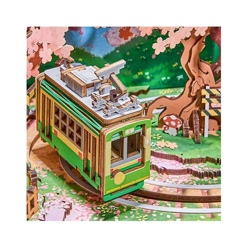 Rolife Sakura Dreamy Tour DIY Music Box 3D Wooden Puzzle