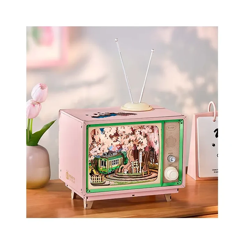 Rolife Sakura Dreamy Tour DIY Music Box 3D Wooden Puzzle