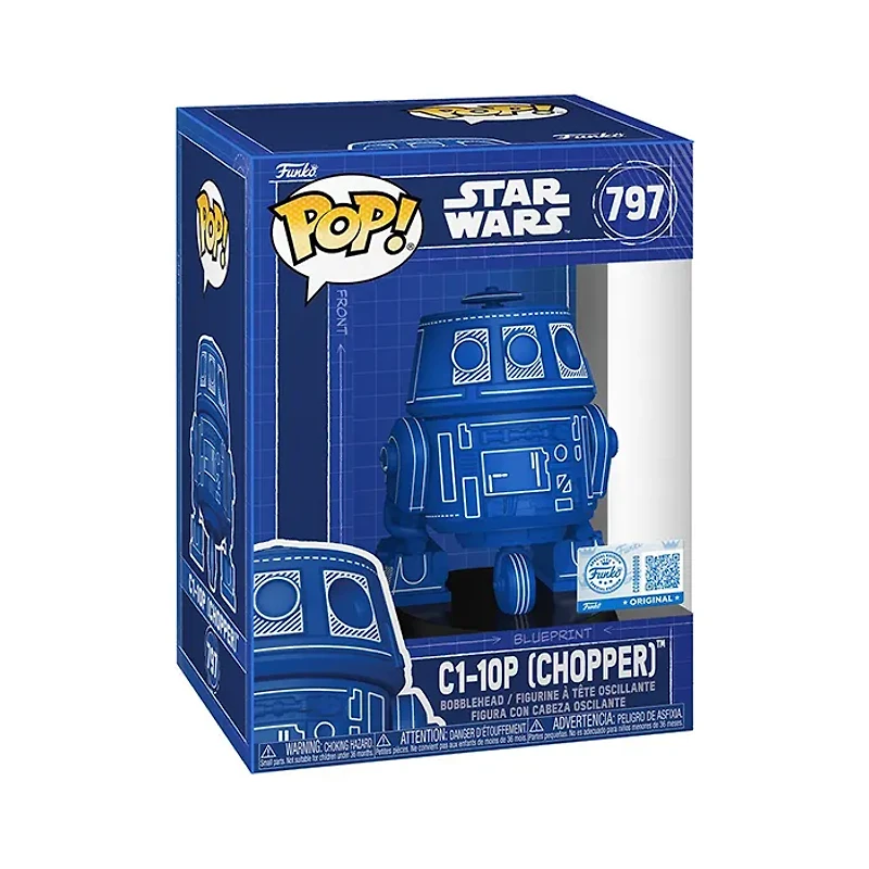 Funko Pop! Star Wars C1-10P (Chopper) Blueprint Entertainment Earth Exclusive