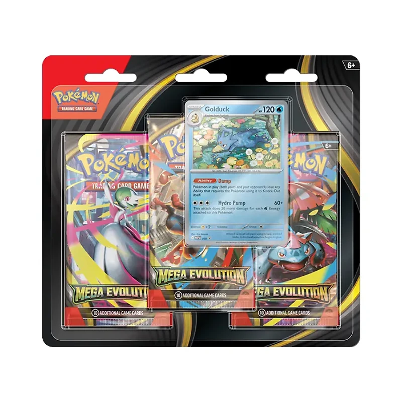 Pokemon TCG: Mega Evolution 1: 3-Booster Blister Carton