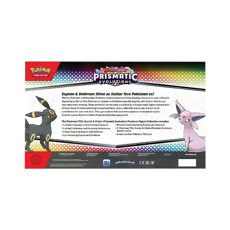 Pokémon TCG Scarlet & Violet 8.5 Prismatic Evolutions Premium Figure Collection