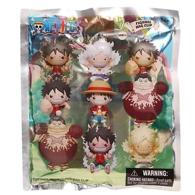 One Piece Series 4 Figural Foam Bag Clip Blind Bag