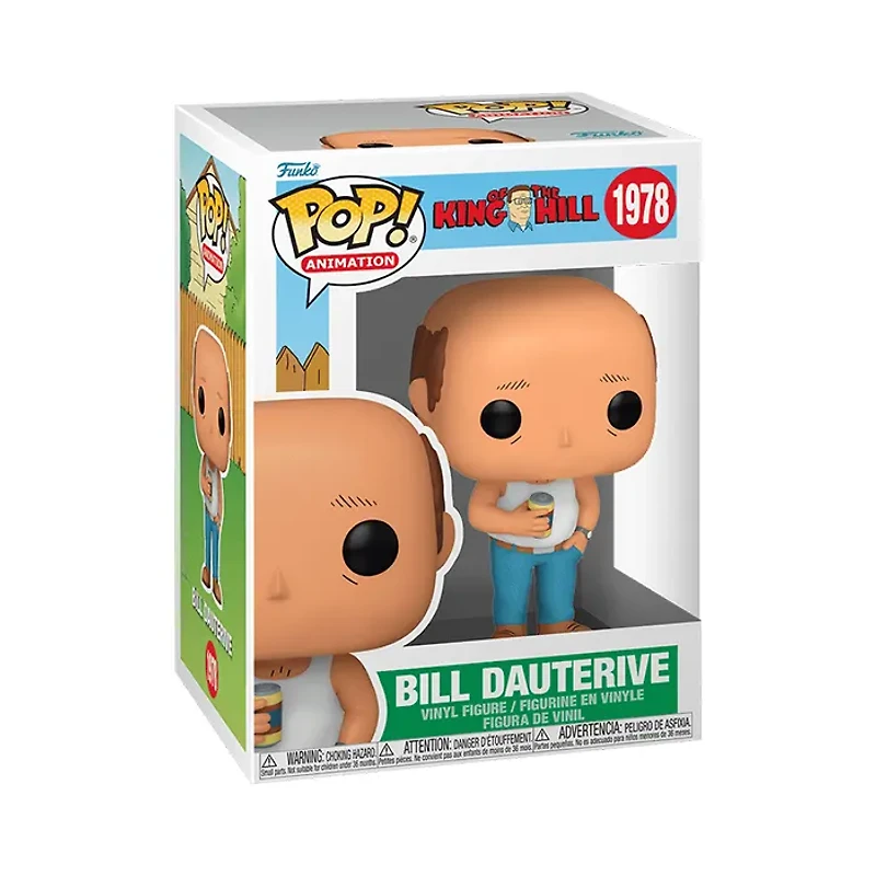 Funko Pop! Animation King of the Hill Bill Dauterive