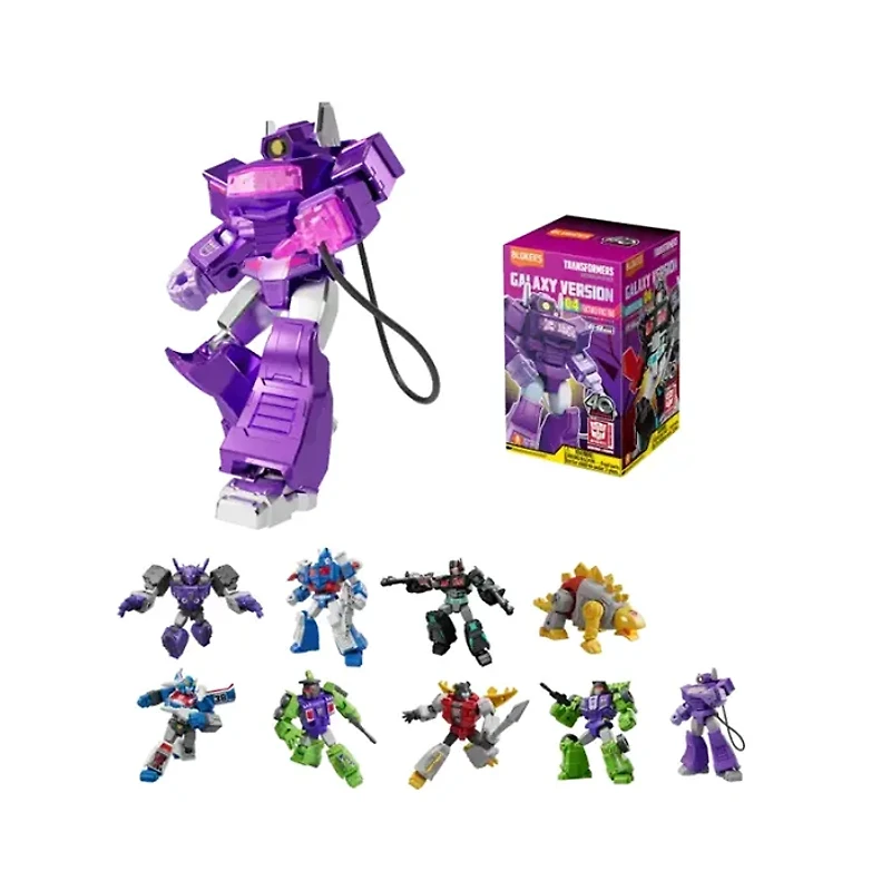 Transformers Galaxy Version 4 Fractured Space Time Blokees Mini Model Kit (Random Pick)