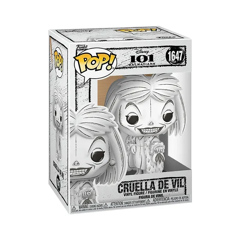 Funko Pop! Disney 101 Dalmatians Cruella de Vil (Sketched Deco)