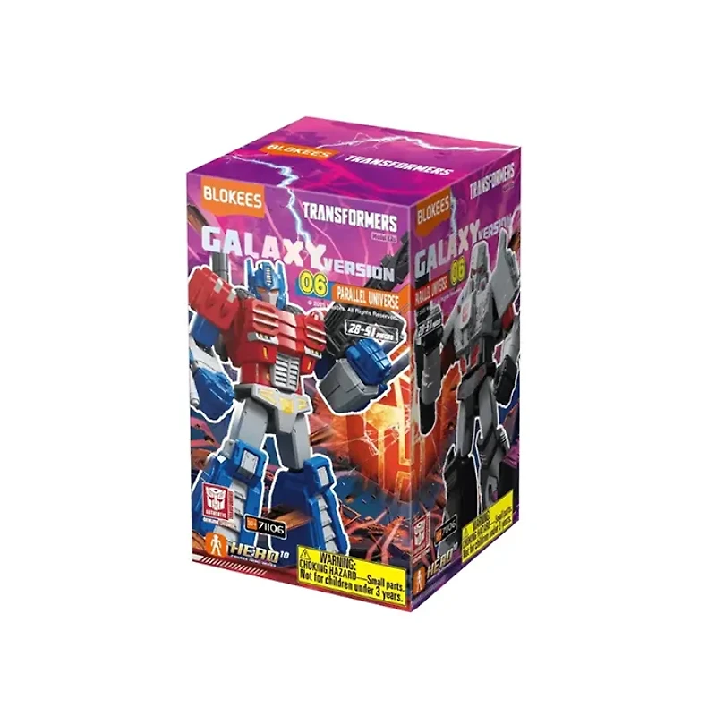 Transformers Galaxy Version 06 (Parallel Universe) Blokees Buildable Action Figure (Random Pick)