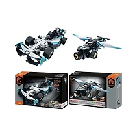 Mecchanical Master High Wing Airplane Racing Car 2in1 226 PCS