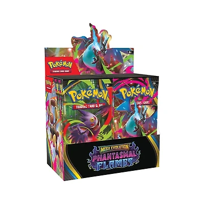 Pokémon TCG Mega Evolution 2 Phantasmal Flames Booster Display