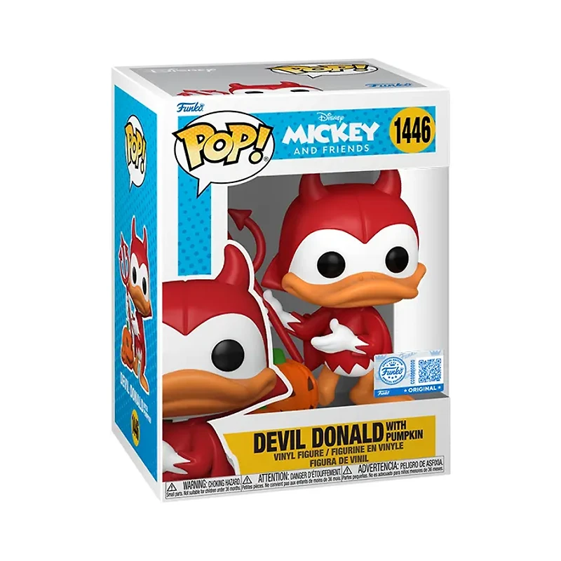 Funko Pop! Mickey & Friends Devil Donald with Pumpkin