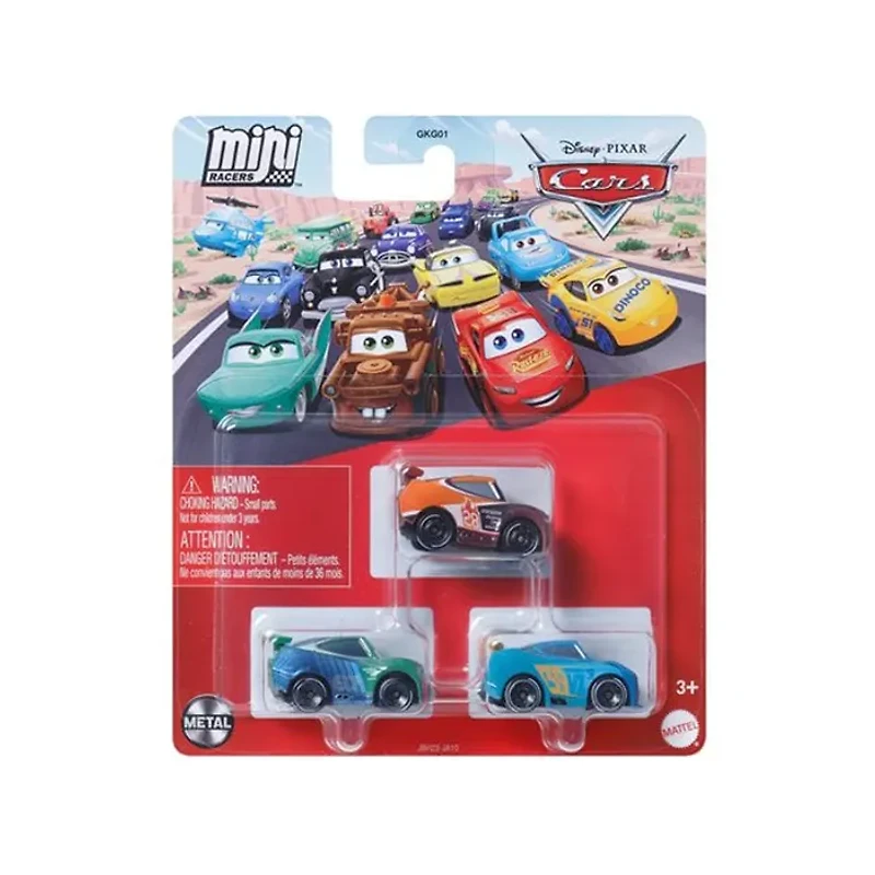 Mattel Disney Pixar Cars 3pk Mini on Card (Random Pick)