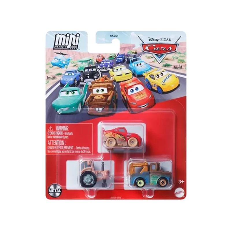 Mattel Disney Pixar Cars 3pk Mini on Card (Random Pick)