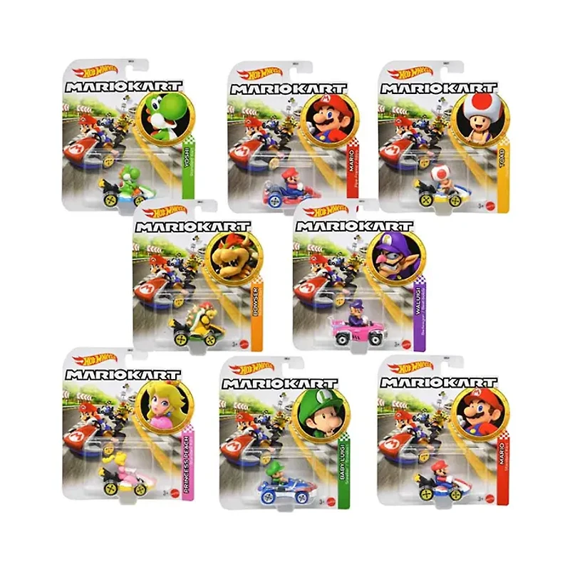 Mattel RD Hot Wheels Mario Kart Replica Diecast (Random Pick)