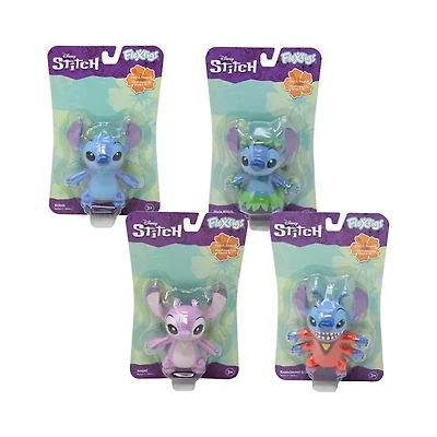 Lilo & Stitch Flexfigs 4 Asst on card – Angel, Stitch, Hula, Alien (Random Pick)