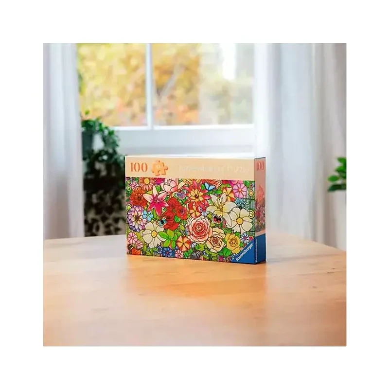 Ravensburger Tiffany Flowers 100 Piece Jigsaw Puzzle