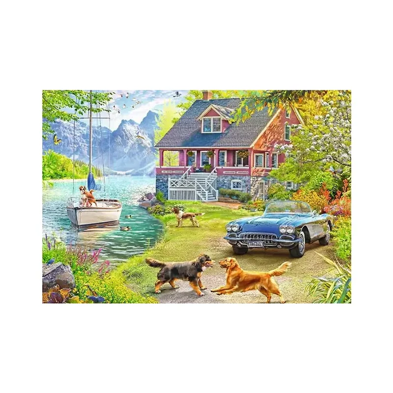 Ravensburger Summer Lake House 200 Piece Jigsaw Puzzle
