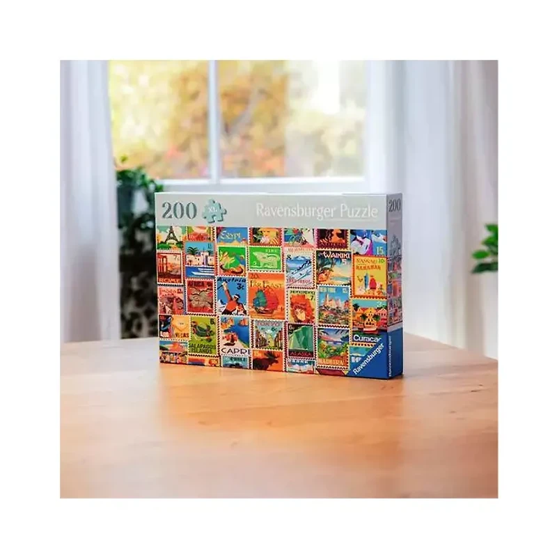 Ravensburger Travel Stamps 200 Piece Jigsaw Puzzle