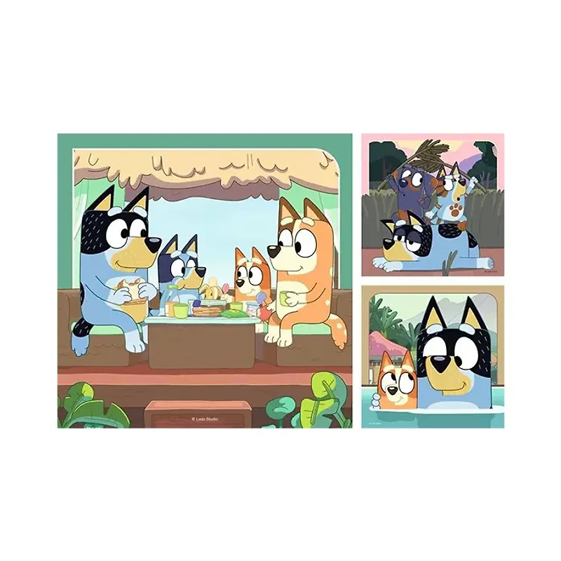 Ravensburger Bluey’s Adventures 3×49 Piece Jigsaw Puzzle