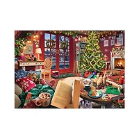 Ravensburger Cozy Christmas Retreat 500 Large Piece Jigsaw Puzzle