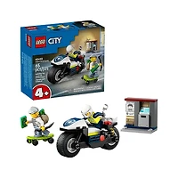 LEGO City Police Motorcycle Chase 65 Pieces