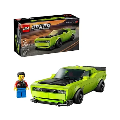 LEGO Speed Champions Dodge Challenger SRT Hellcat Sports Car 390 Pieces