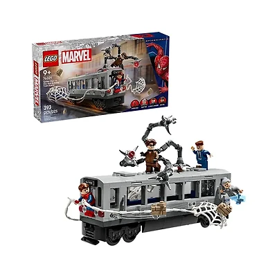 LEGO Marvel Spider-Man vs. Doc Ock Subway Train Scene 393 Pieces