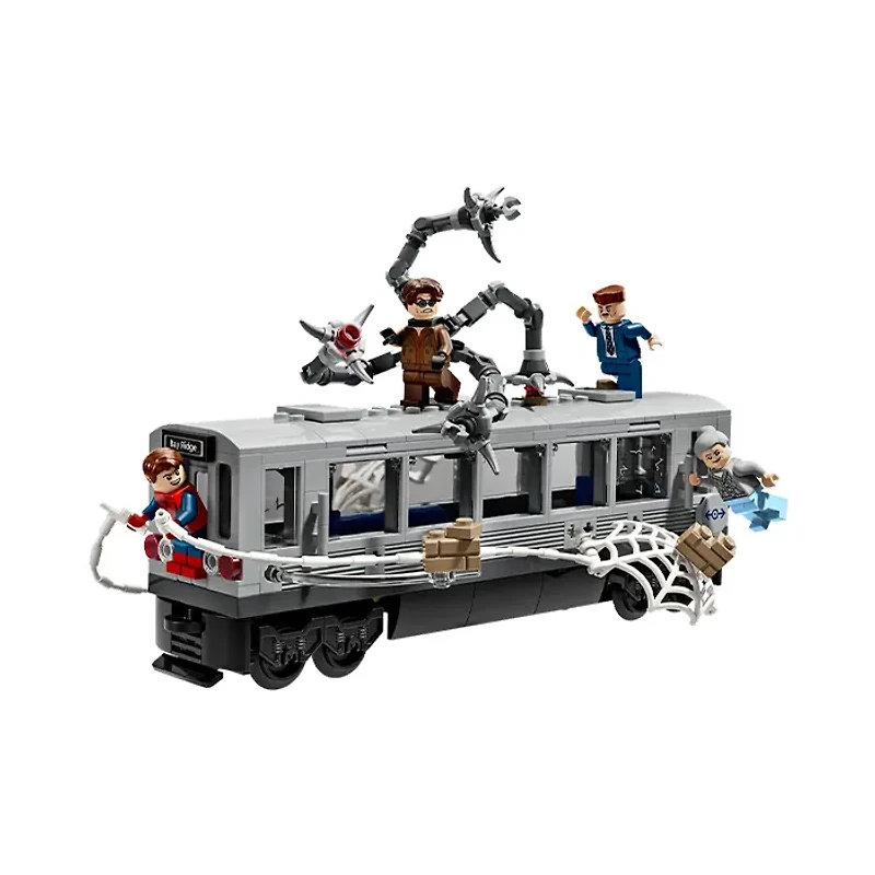 LEGO Marvel Spider-Man vs. Doc Ock Subway Train Scene 393 Pieces
