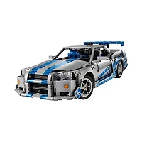 LEGO Technic 2 Fast 2 Furious Nissan Skyline GT-R (R34) Car 1410 Pieces