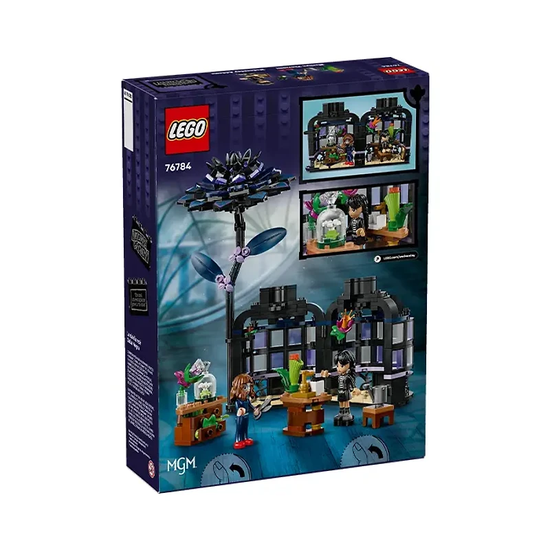 LEGO TV Wednesday Sets Black Dahlia Flower 358 Pieces