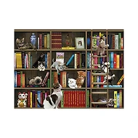 Cobble Hill Kitty Librarians 1000 Piece Jigsaw Puzzle