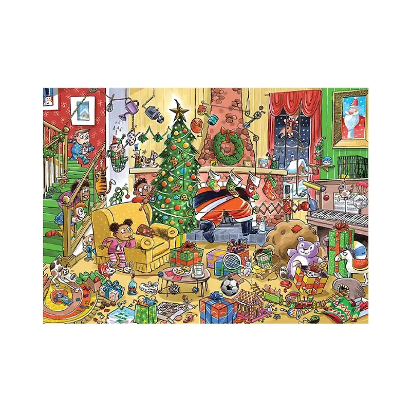Cobble Hill DoodleTown: Catching Santa 1000 Piece Jigsaw Puzzle