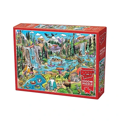Cobble Hill DoodleTown Portage Pandemonium 1000 Piece Jigsaw Puzzle