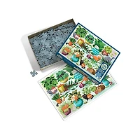 Cobble Hill Cats vs. Plants 500 Piece Jigsaw Puzzle