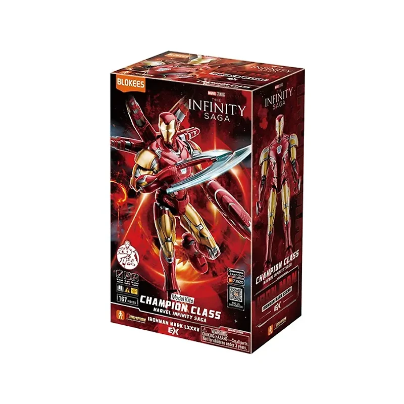 Blokees Marvel Infinity Saga Champion Class CC01-EX Iron Man MK85 Model Kit