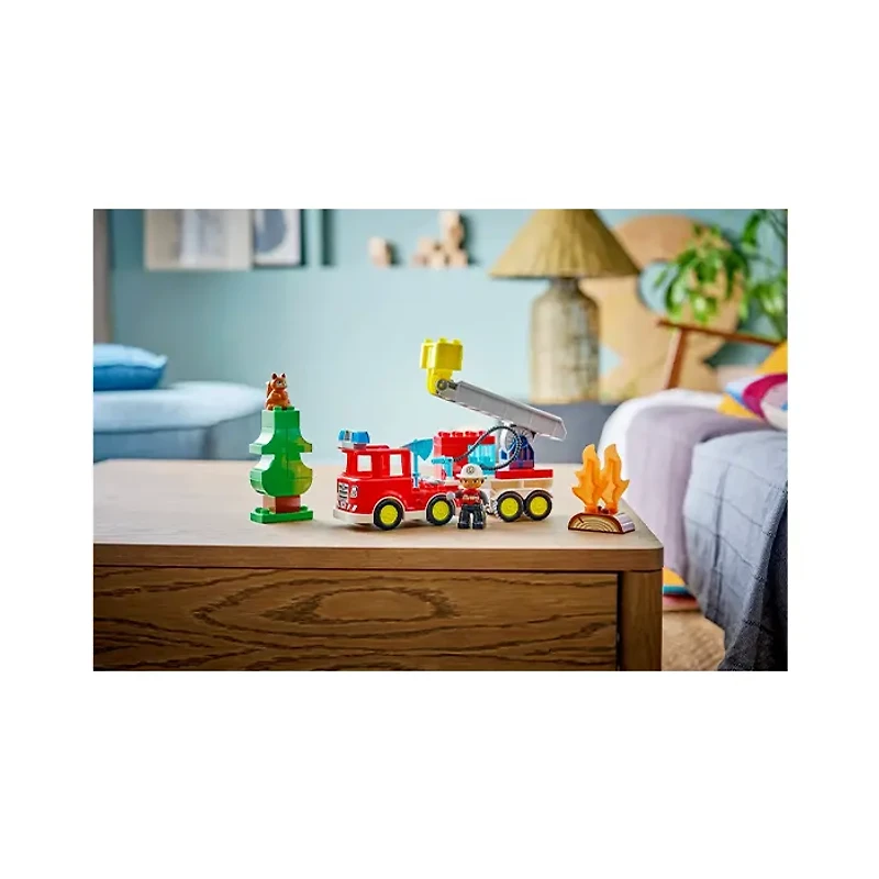 LEGO DUPLO Fire Truck with Hose and Firefighter 28 Pieces
