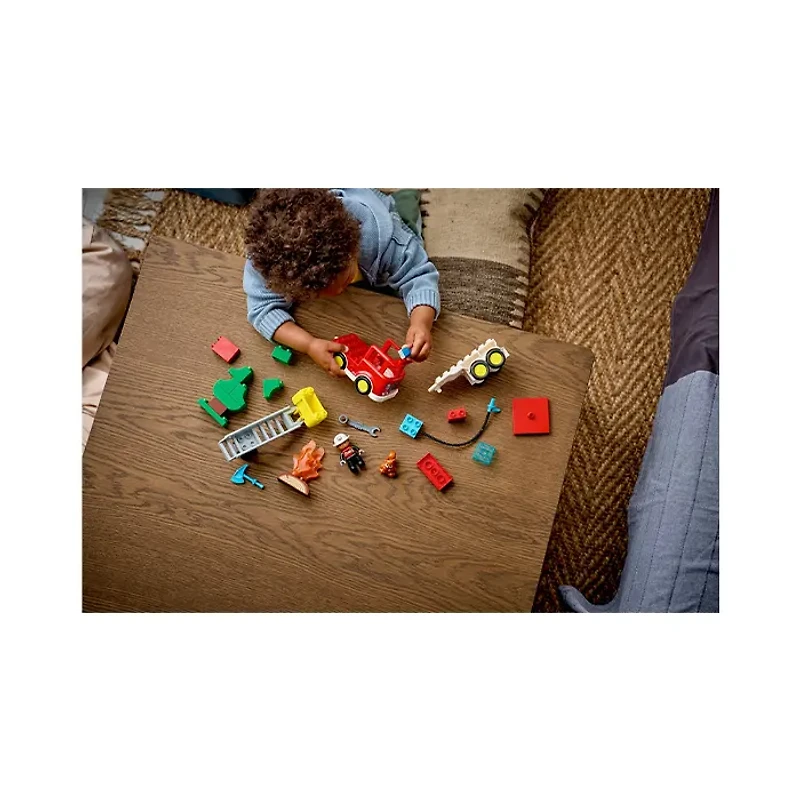 LEGO DUPLO Fire Truck with Hose and Firefighter 28 Pieces