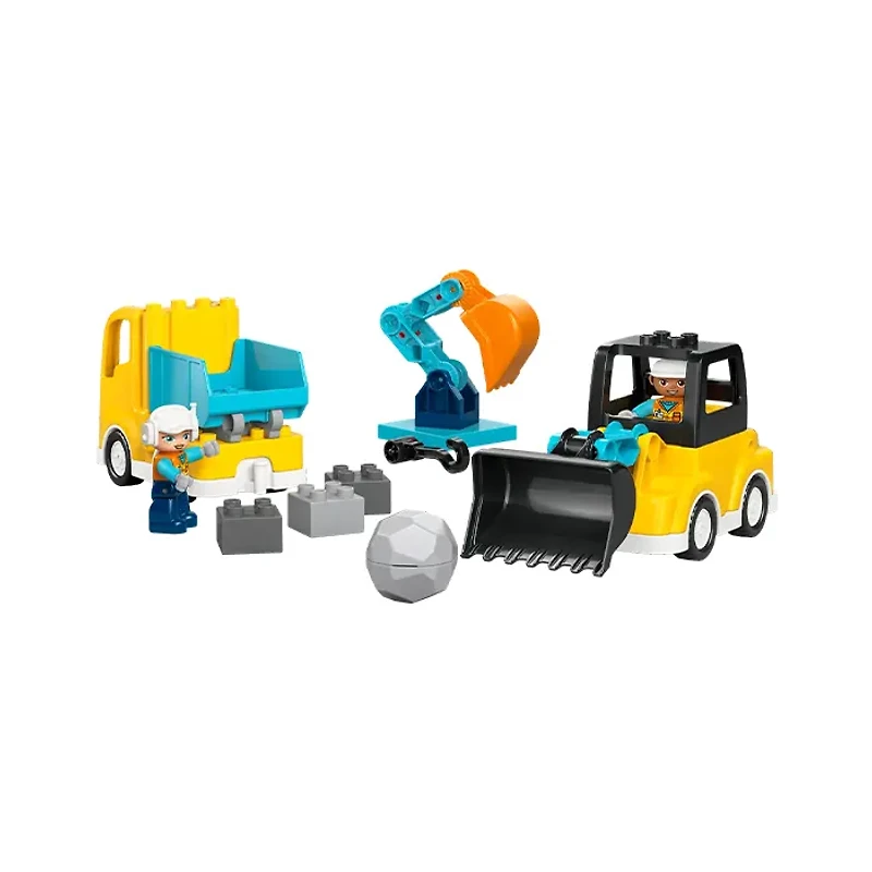 LEGO DUPLO 3 in 1 Construction Vehicles 22 Pieces