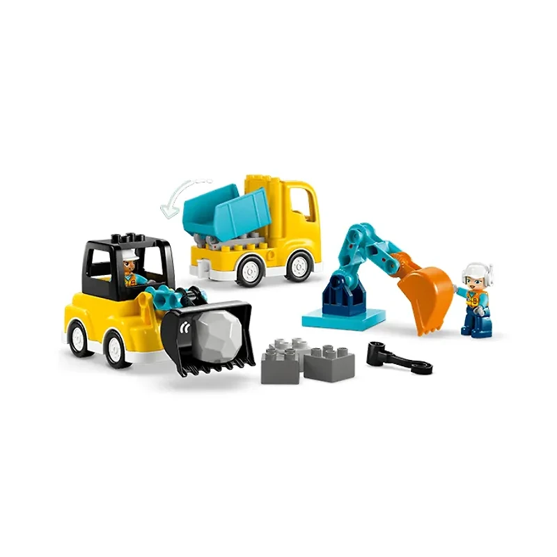 LEGO DUPLO 3 in 1 Construction Vehicles 22 Pieces