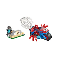 LEGO Marvel Spider-Man Spidey on his Motorcycle vs. Rhino 61 Pieces