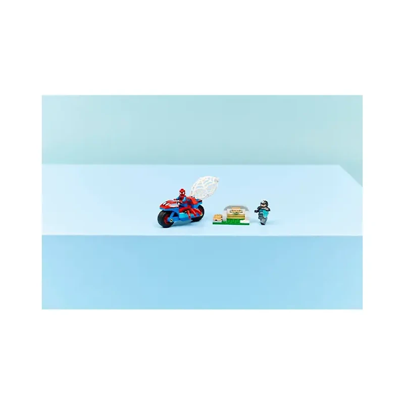 LEGO Marvel Spider-Man Spidey on his Motorcycle vs. Rhino 61 Pieces