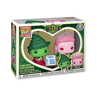 Funko Pop! Keychain Elphaba Thropp & Glinda Upland (Ombre) 2-Pack