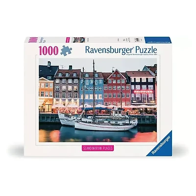 Ravensburger Scandinavian Places Copenhagen Denmark 1000 Piece Jigsaw Puzzle