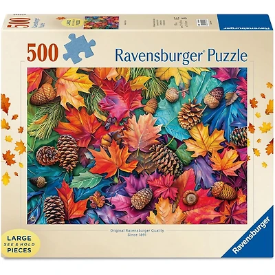 Autumn Riches – 500 Large Pieces Jigsaw Puzzle by Ravensburger