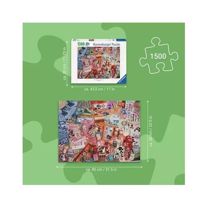 Ravensburger Trip to Tokyo 1500 Piece Jigsaw Puzzle