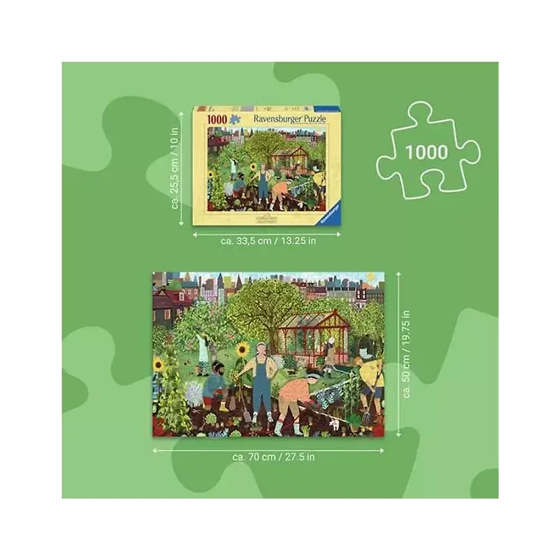 Ravensburger The Allotment 1000 Piece Jigsaw Puzzle