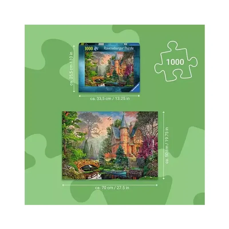 Ravensburger Terracotta Mansion 1000 Piece Jigsaw Puzzle