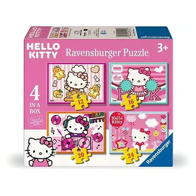 Ravensburger Hello Kitty Dream Big, Sparkle More! 12, 16, 20, 24 Piece Jigsaw Puzzle