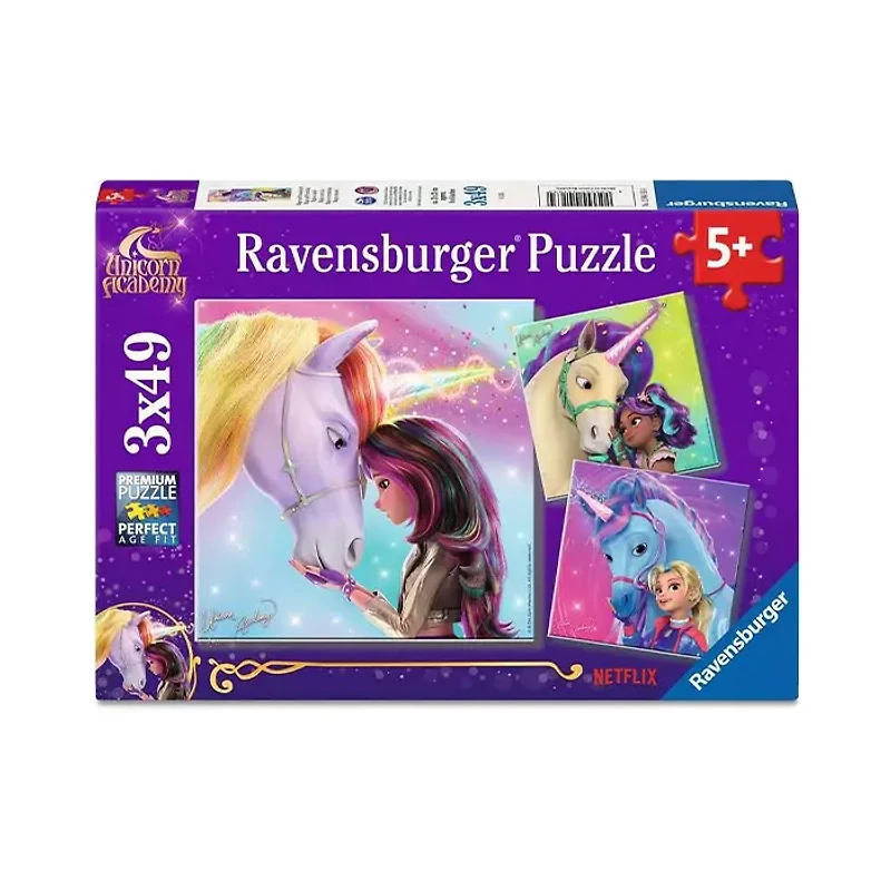 Ravensburger Magic and Friendship 3×49 Piece Jigsaw Puzzle