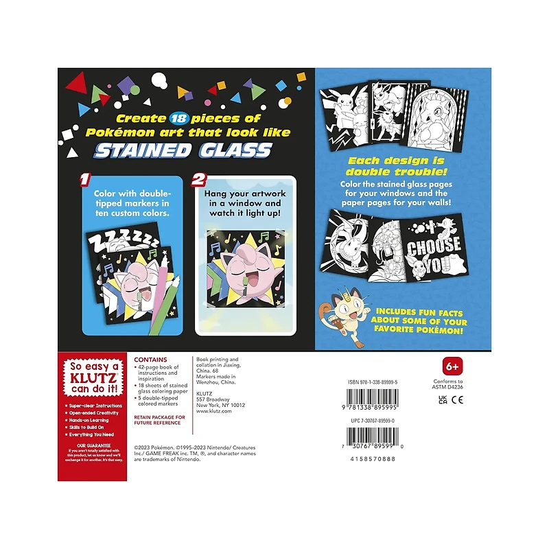 Pokémon Stained Glass Art