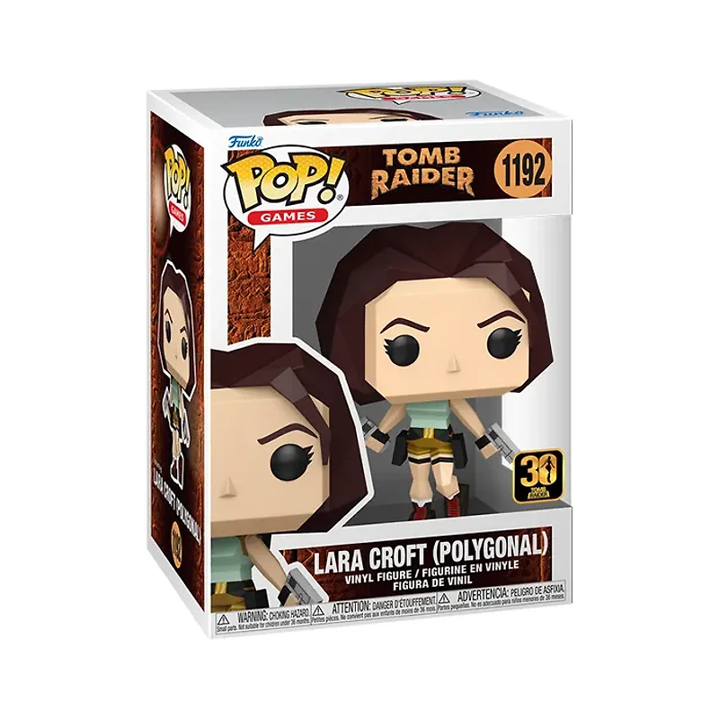 Funko Pop! Games Tomb Raider Lara Croft (Polygonal)